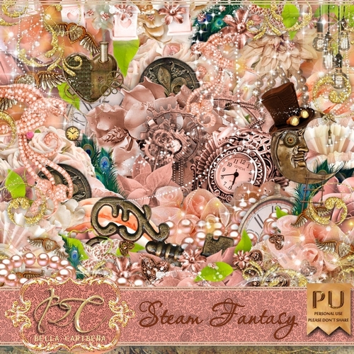 Steam Fantasy, kit from Bella Caribena 