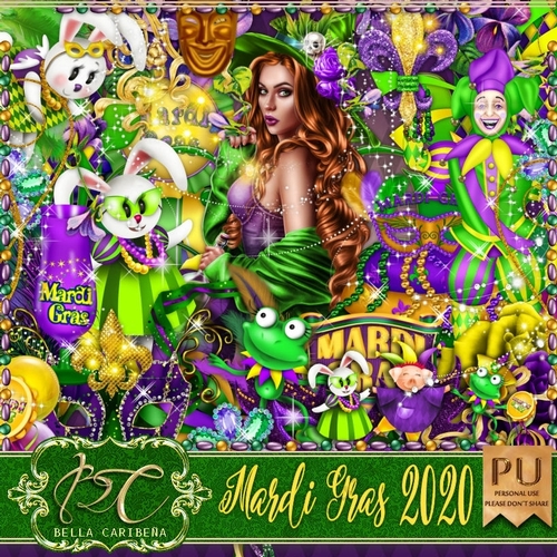 Mardi Gras 2020, kit from Bella Caribena 
