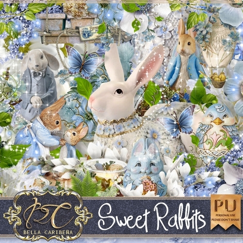 Sweet Rabbits, kit from Bella Caribena 