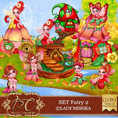 Set Fairy 2, CU/PU from Bella Caribena 