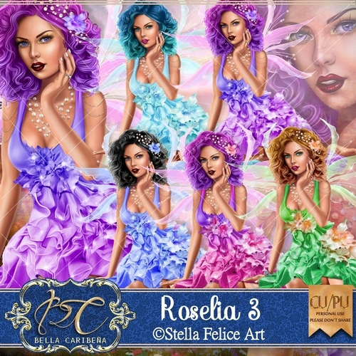 Roselia3, CU/PU from Bella Caribena 