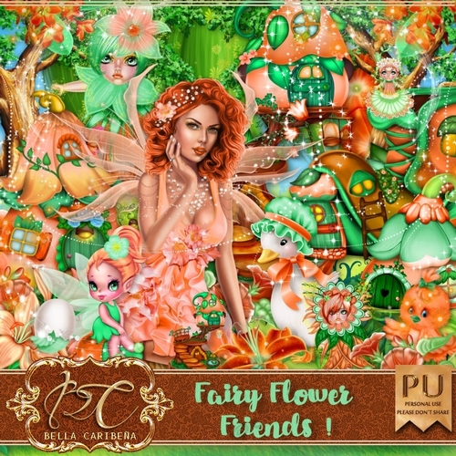 Fairy Flower Friends, kit from Bella Caribena 