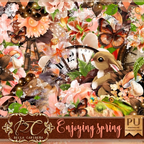 Enjoying Spring, kit from Bella Caribena 