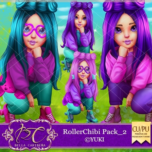 Roller  Chibi Pack 2, from Bella Caribena 