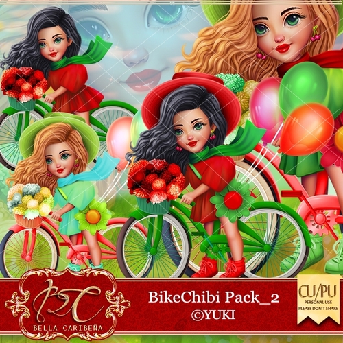 Biki  Chibi Pack 2, from Bella Caribena 