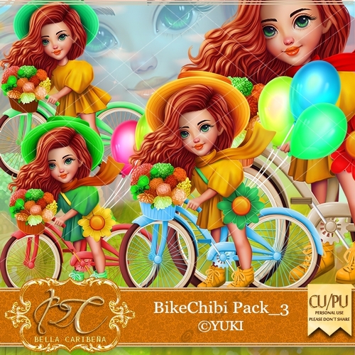 Biki  Chibi Pack 3, from Bella Caribena 