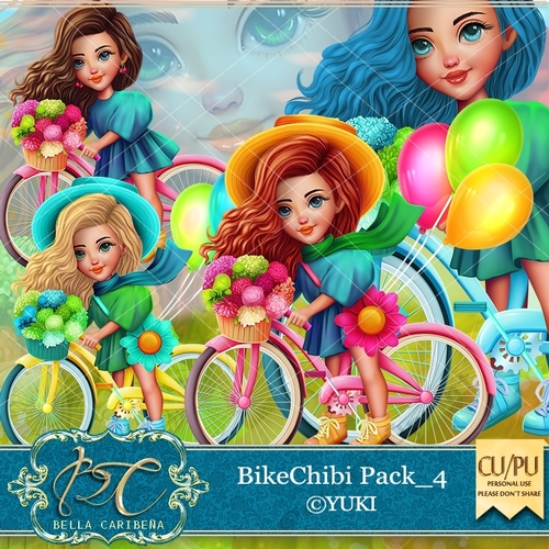 Biki  Chibi Pack 4, from Bella Caribena 