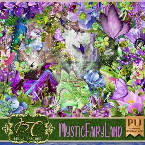 Mystical Fairy Land, kit from Bella Caribena 