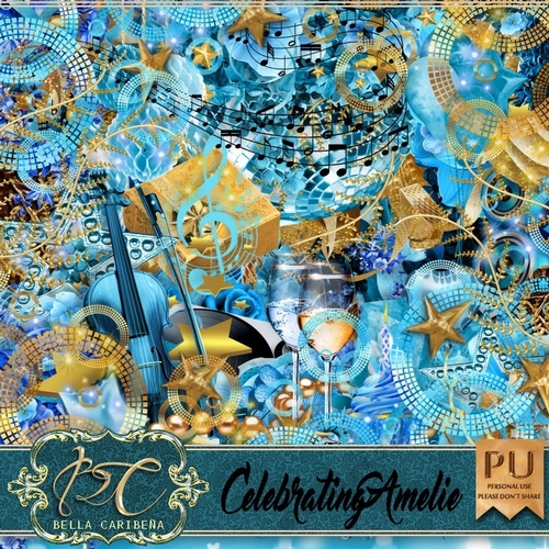 Celebrating Amelie, kit from Bella Caribena 