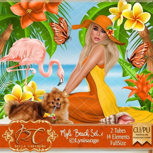 Myli Beach Set 1, from Bella Caribena 