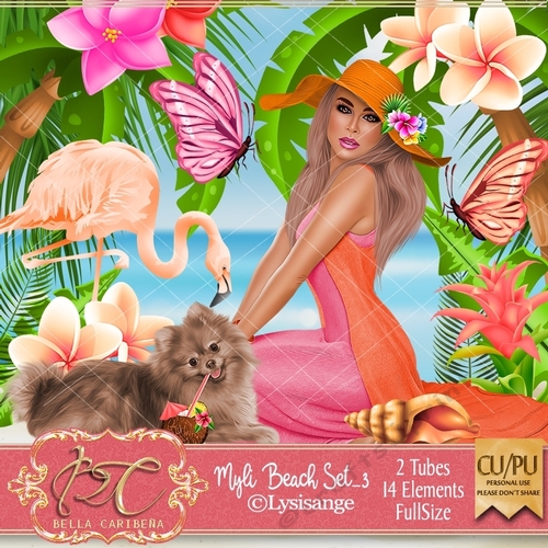 Myli Beach Set 3, from Bella Caribena 