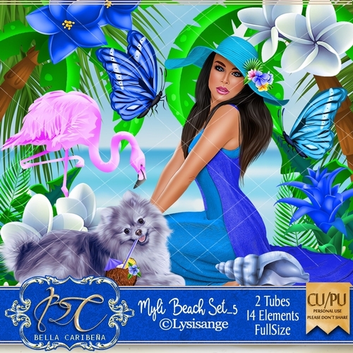Myli Beach Set 5, from Bella Caribena 