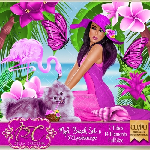 Myli Beach Set 6, from Bella Caribena 