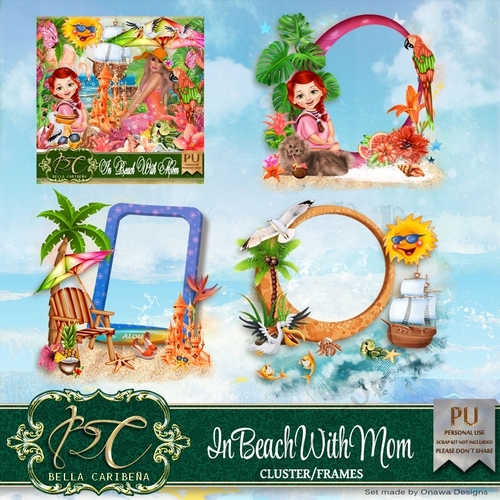 In Beach With Mom, CF8 from Bella Caribena 
