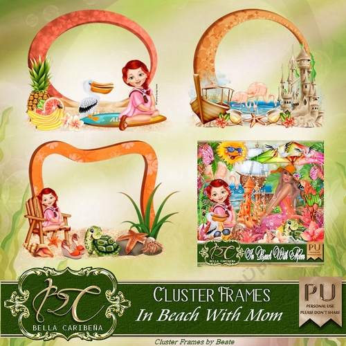 In Beach With Mom, CF2 from Bella Caribena 
