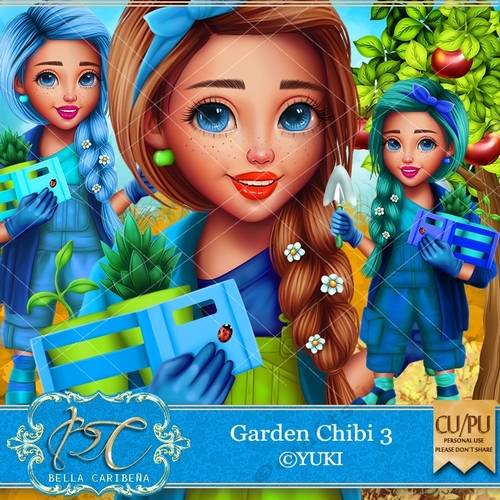 Garden Chibi 3 , CU/PU from Bella Caribena  