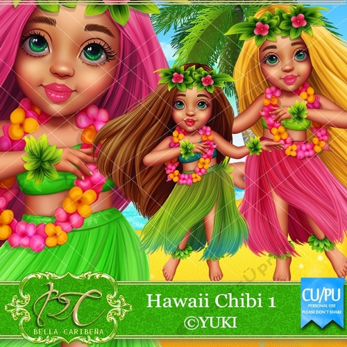 Hawaii Chibi 1,from Bella Caribena 