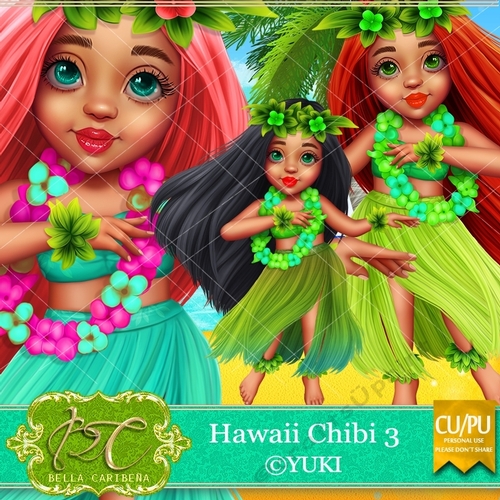 Hawaii Chibi 3, from Bella Caribena 