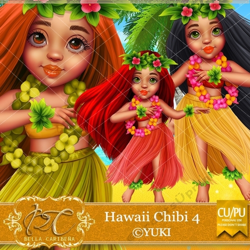 Hawaii Chibi 4, from Bella Caribena 