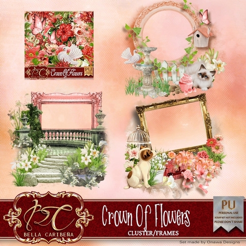 Crown of lowers CF8,  from Bella Caribena 