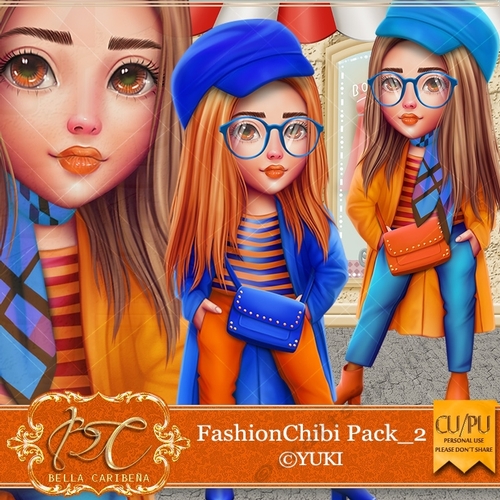Fashion Chibi2, CU/PU from Bella Caribena 