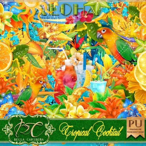 Tropical Cocktail, kit from Bella Caribena 