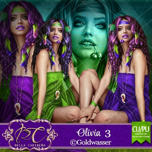 Olivia 3, CU/PU pk, from Bella Caribena 
