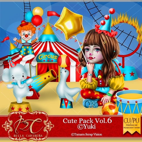 Circo Collection 1, CU/PU pk, from Bella Caribena 
