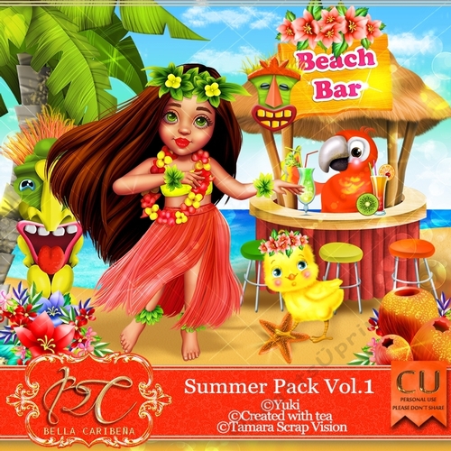 Summer Vol 1, CU/PU pk, from Bella Caribena 