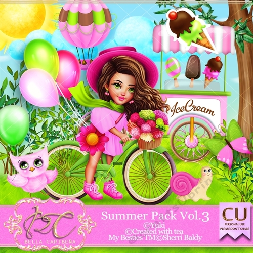 Summer Vol 3, CU/PU pk, from Bella Caribena 