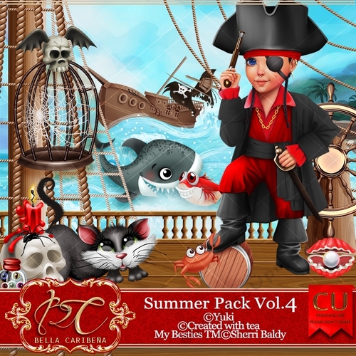 Summer Vol 4, CU/PU pk, from Bella Caribena 
