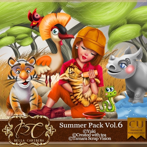 Summer Vol 6, CU/PU pk, from Bella Caribena 