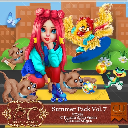 Summer Vol 7, CU/PU pk, from Bella Caribena 