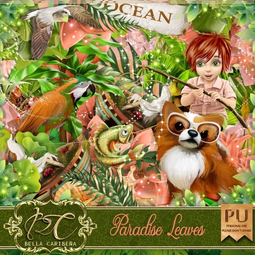 Paradise Leaves, kit from Bella Caribena 
