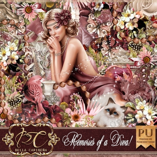Memories of A Diva, kit from Bella Caribena 