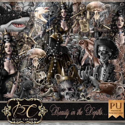 Beauty in the Depths, kit from Bella Caribena 