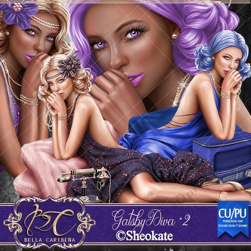 Gatsby Diva CU/PU Pkg 2, from Bella Caribena 