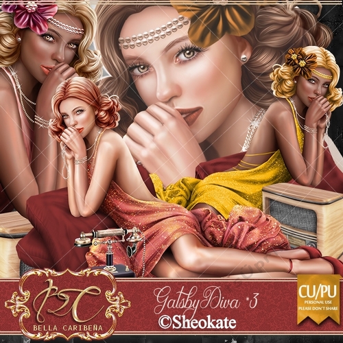 Gatsby Diva CU/PU Pkg 3, from Bella Caribena 