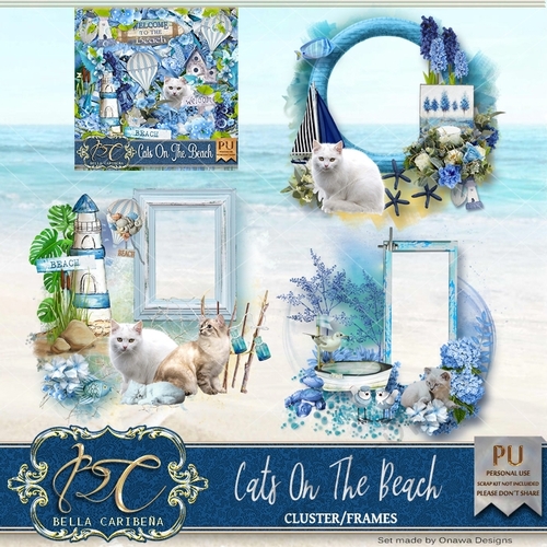 Cats On The Beach, CF8  from Bella Caribena