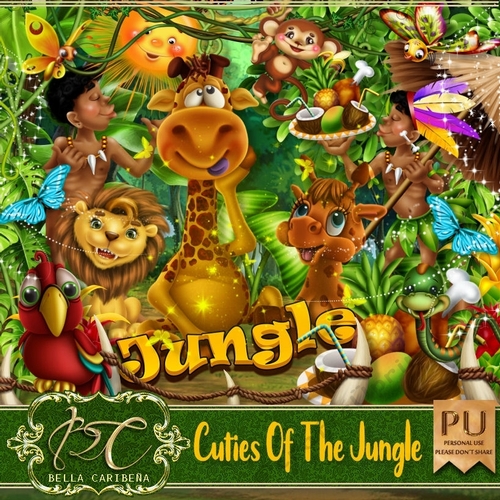 Cuties of the Jungle, kit from Bella Caribena 