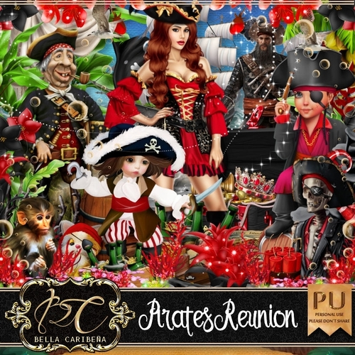 Pirates Reunion, kit from Bella Caribena 