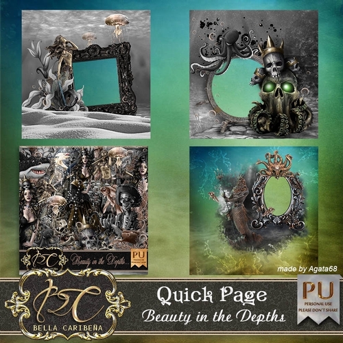 Beauty in the Depths QP6, from Bella Caribena 