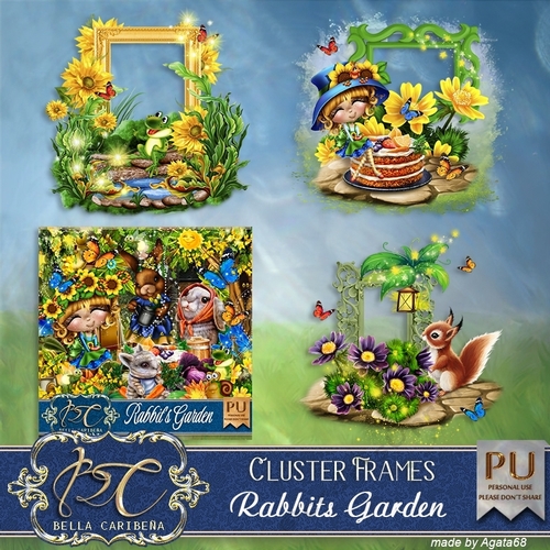 Rabbits Garden CF6, kit from Bella Caribena