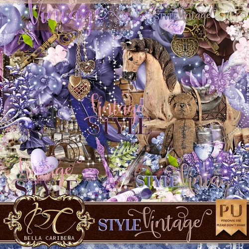 Vintage Style, kit from Bella Caribena 