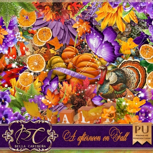 A Afternoon On Fall, kit from Bella Caribena 