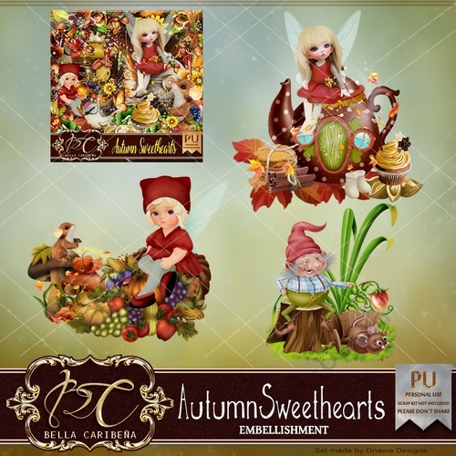 Autumn Sweethearts EMB 8 from Bella Caribena 
