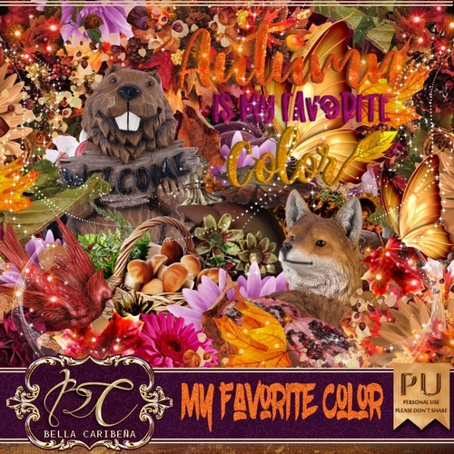My Favorite Colors, kit from Bella Caribena 