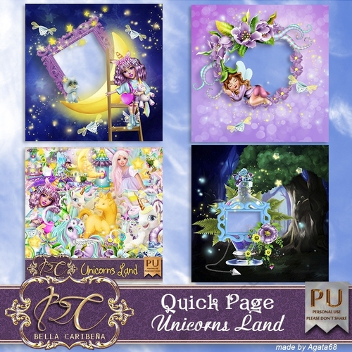 Unicorns Land QP 6,  from Bella Caribena 