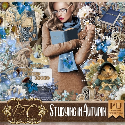 Studying In Autumn, kit from Bella Caribena 