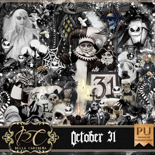 October 31, kit from Bella Caribena 